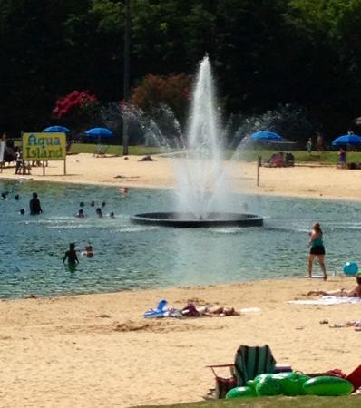 Children love the beach in summer.