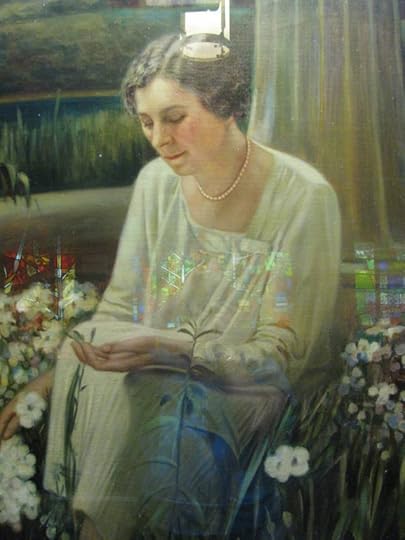 Ida Callaway, whose inspiration initiated the gardens, has her portrait hanging in the chapel..