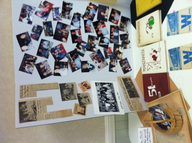 That memorabilia display was visiting the Happy Days set.