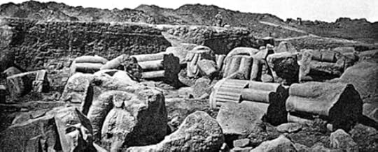 Fallen columns at Bubastis