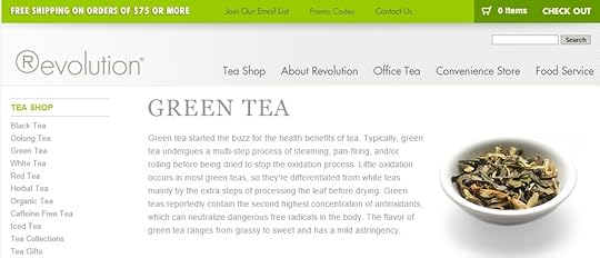 green tea revolution site