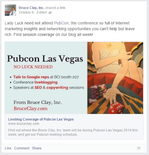 Bruce-Clay-Inc-Pubcon-Facebook-Post