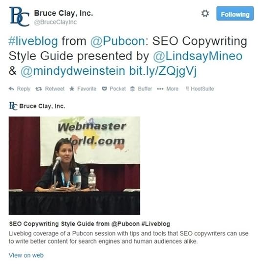 Bruce-Clay-Inc-Pubcon-Twitter-Post