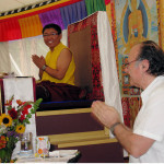 Gerardo translating for Rinpoche