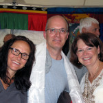 The Lamb family after receiving Rinpoche's blessings