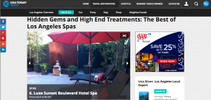 USA Today spa Luxe