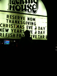 The best we could do ... me in front of The Packing House