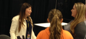Kailin Gow talking to Fans at Atlanta Walker Stalker Con