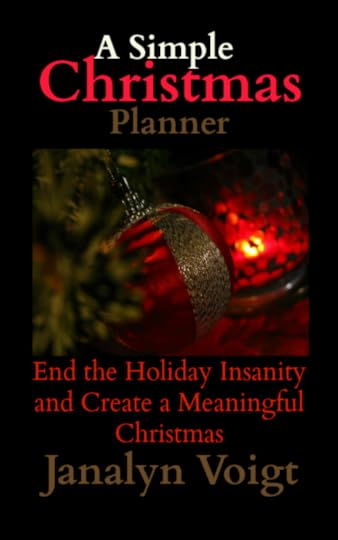 A Simple Christmas Planner by Janalyn Voigt 