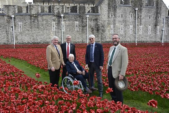 Clive, Alan, Keith and me with our father, Peter. Don't they look old?