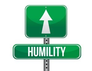 Humility Road Sign Illustration Design