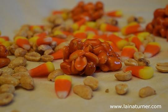 Candy Corn peanut treat