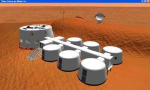 Mars colony