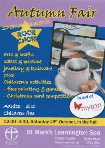 Autumn Fair St Marks Leamington Spa 25 October 2014
