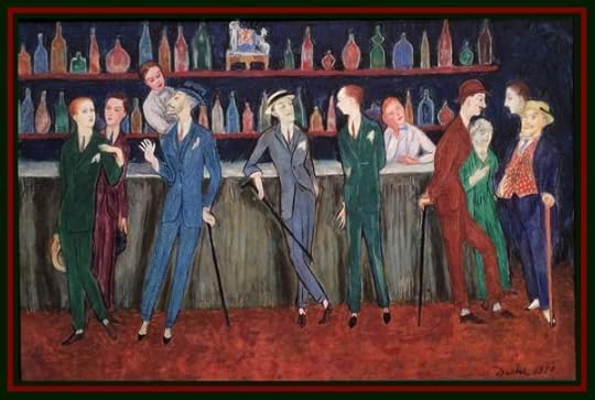 Gender bending café painting.