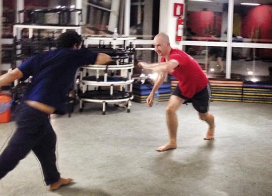 My first Capoeira class in Belo Horizonte