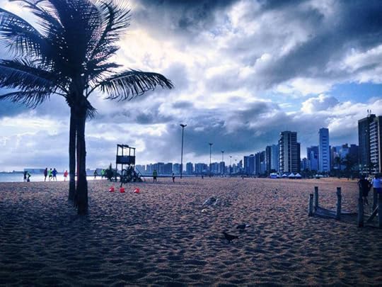 6am beach workout in Fortaleza