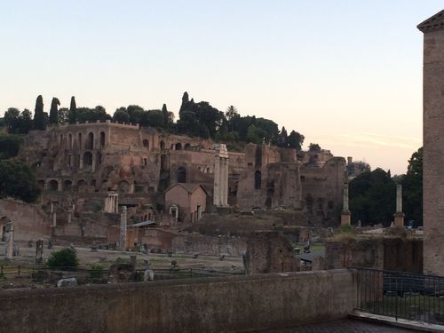 On the way to dinner....