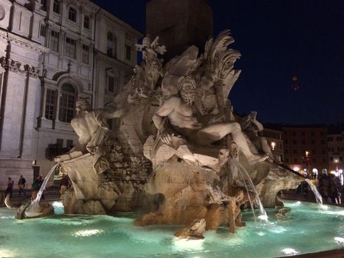 Fontana dei Quattro Fiumi on Piazza Navona
