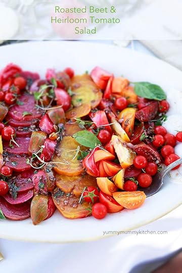 beet and tomato salad