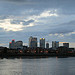 Canary Wharf at dusk