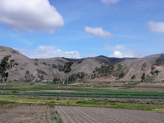 the eleven hour bus trip through Ecuador countryside