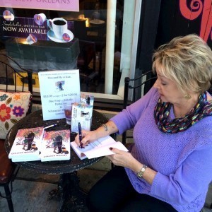 Colleen-Mooney-signing-at-PJs-coffee