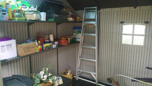 A place for all my gardening stuff.