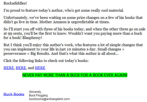Buck Books featured author