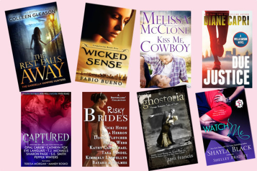 Hump Day books from Colleen Gleason, Fabio Bueno, Melissa McClone, Diane Capri, Cathryn Fox, Vicki Hinze, Tam Francis, and Shayla Black!