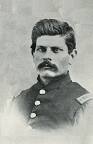 Ambrose Bierce as he looked during the Civil War.