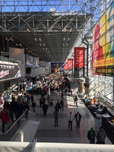 ComicCon at the Javits Center. With a LOT of people.