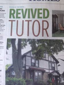 This is NOT from my paper, but from my beloved cousin S.'s paper. I asked her if perhaps a tutor was revived IN the Tudor; the answer was no, sadly.
