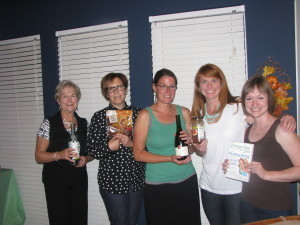 Sweet friends who lingered after the reading and dessert.