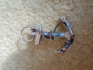 Cairngorm anchor pin. 