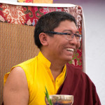 Rinpoche interacting with students #1