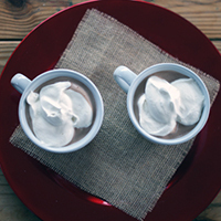 Egg Nog Hot Chocolate