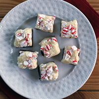 Double-Layer Peppermint Fudge