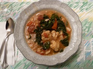 Slow Cooker Curried Fish and Butternut Squash Soup