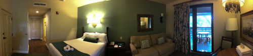 A panorama of the Hilton Head studio room. Photo - Laurel Stewart