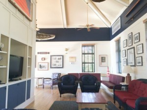 The lounge at the Beach House is a great place to get out of the heat. Photo - Laurel Stewart