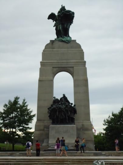 Full view of war memorial