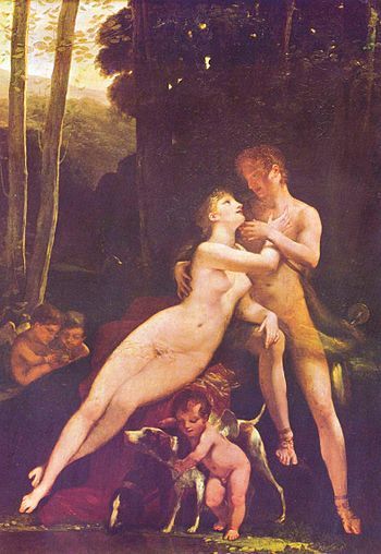 Pierre-Paul Prud'hon's Venus and Adonis, Walla...