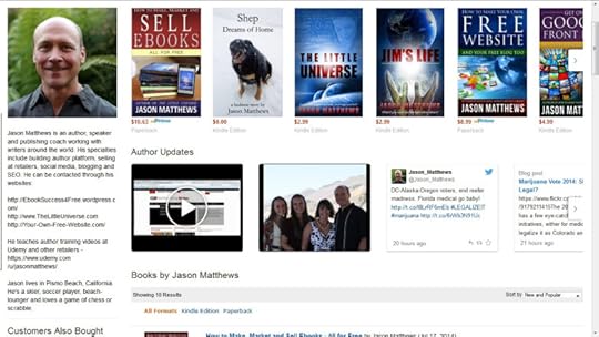 Amazon Author Central Oct 2014