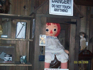 The real Annabelle. She comes into your house and watches you sleep.