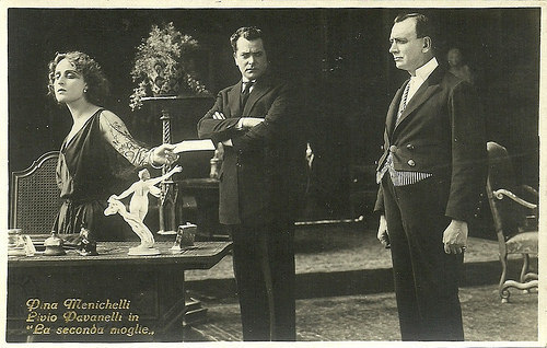 Pina Menichelli and Livio Pavanelli in La seconda moglie