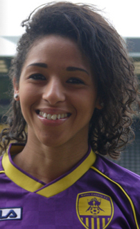 Desiree Scott in Notts County colours