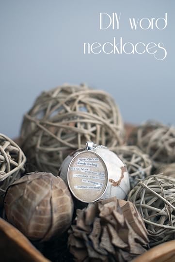 DIY Word Necklace