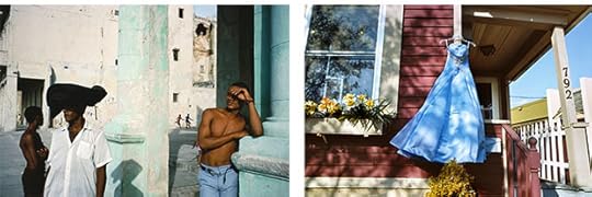 Alex and Rebecca Norris Webb, Havana, 1993 and Blue Secondhand Prom Dress, 2012