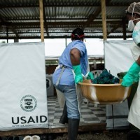 Healthcare Workers Fighting Ebola on the Front Line (photo from US AID)